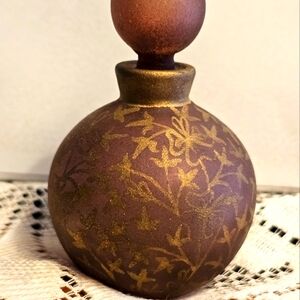 Vtg. Jenny Blair Designs JBD Glass Perfume Bottle